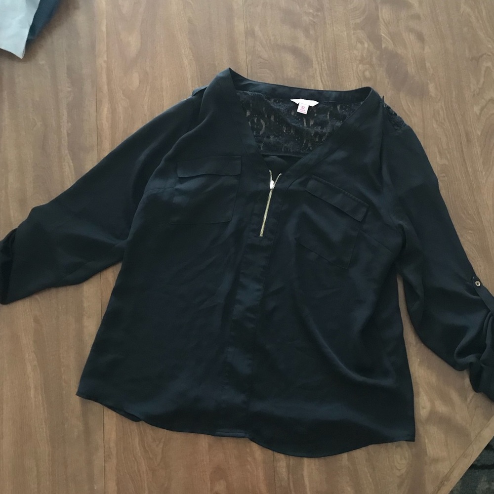 Candies - XL sheer top